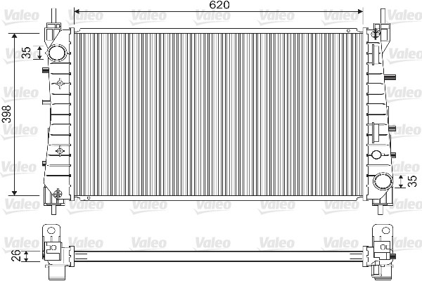 Radiateur Valeo 733203