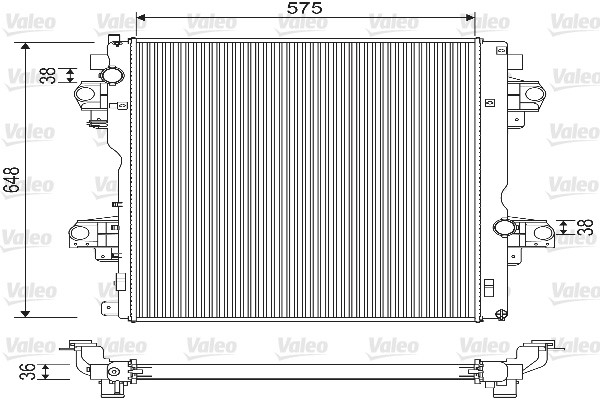 Radiateur Valeo 733207