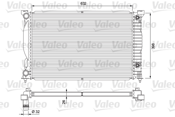 Radiateur Valeo 234269