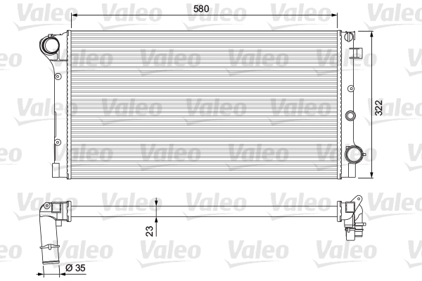 Radiateur Valeo 234924
