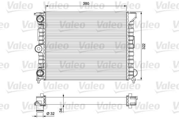 Radiateur Valeo 383818
