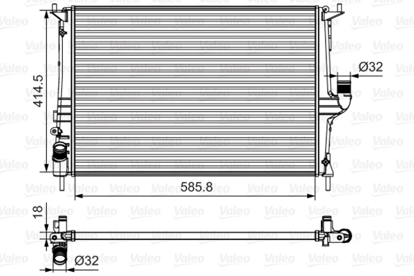 Radiateur Valeo 700801