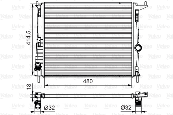 Radiateur Valeo 700802