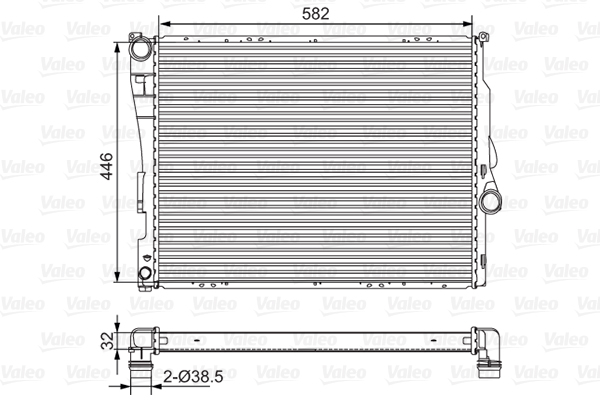 Radiateur Valeo 701523