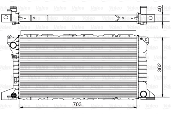 Radiateur Valeo 701525