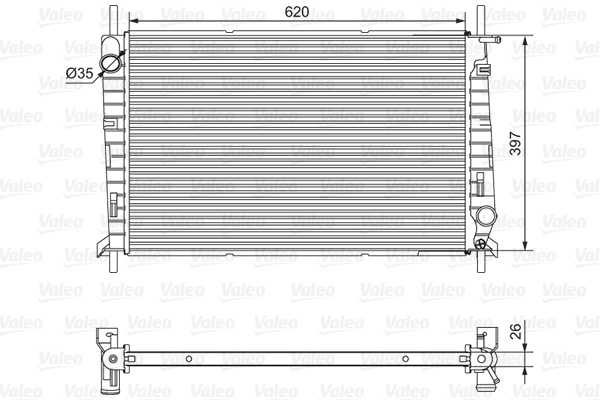 Radiateur Valeo 701527