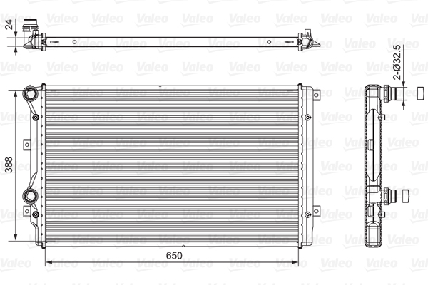 Radiateur Valeo 701540