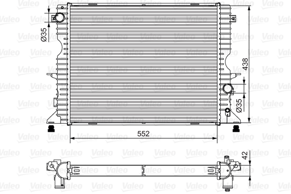 Radiateur Valeo 701545