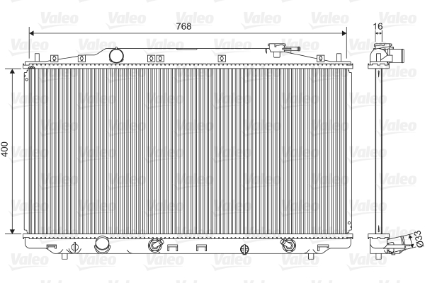 Radiateur Valeo 701551