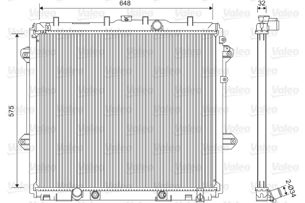 Radiateur Valeo 701555