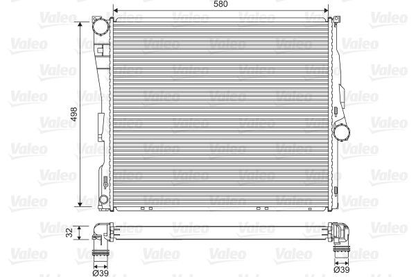 Radiateur Valeo 701563