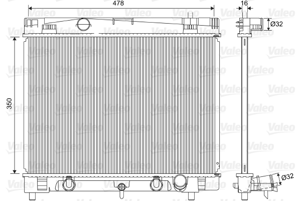 Radiateur Valeo 701568