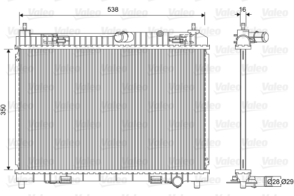 Radiateur Valeo 701603