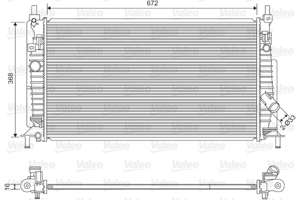 Radiateur Valeo 701613