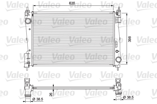 Radiateur Valeo 701717