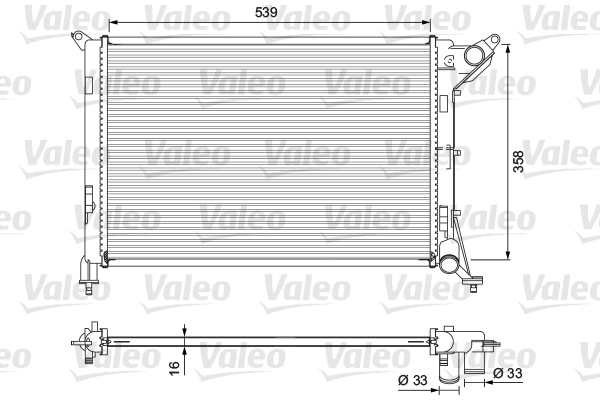 Radiateur Valeo 701730