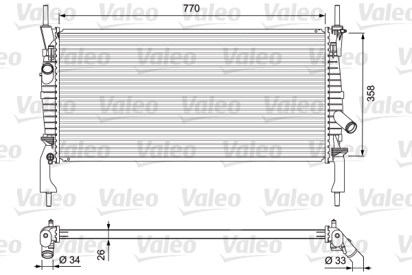 Radiateur Valeo 701731