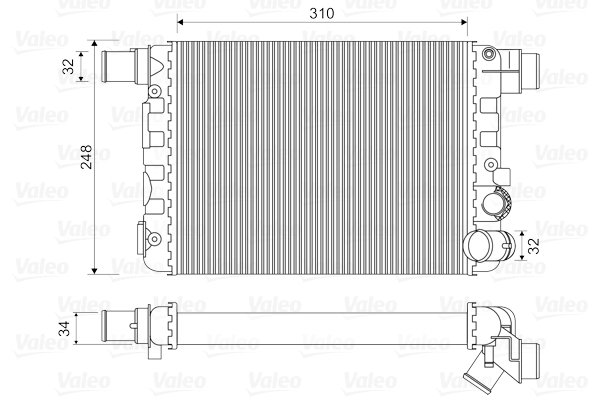 Radiateur Valeo 730519