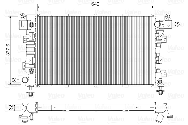 Radiateur Valeo 731148