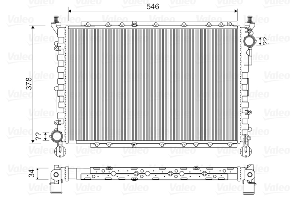 Radiateur Valeo 731559