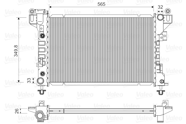 Radiateur Valeo 731578