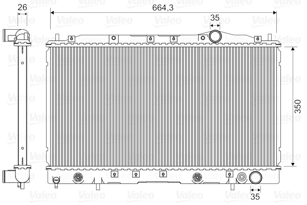 Radiateur Valeo 731638