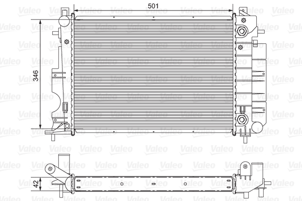 Radiateur Valeo 732123