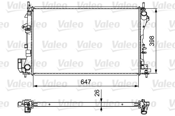 Radiateur Valeo 732877