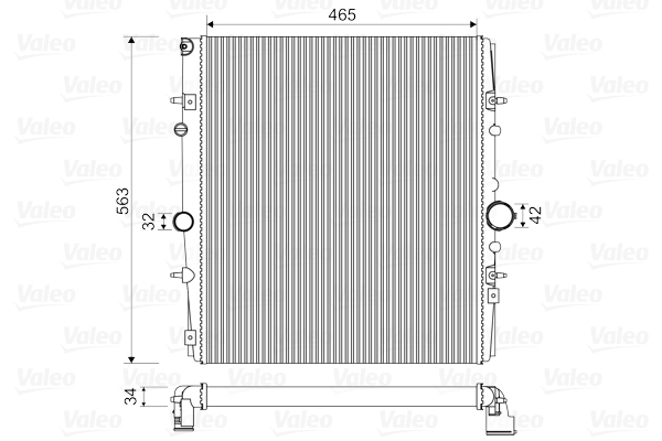 Radiateur Valeo 732881