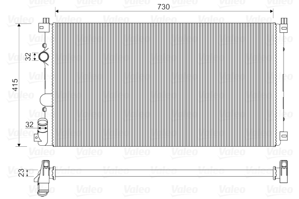 Radiateur Valeo 732917