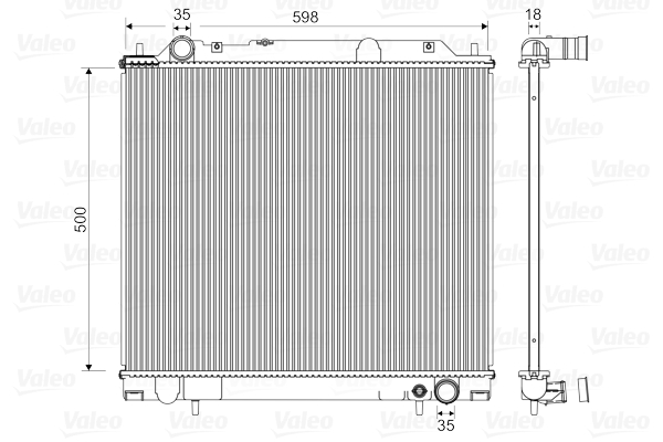 Radiateur Valeo 734146