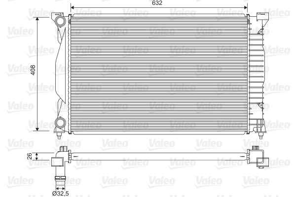 Radiateur Valeo 734269