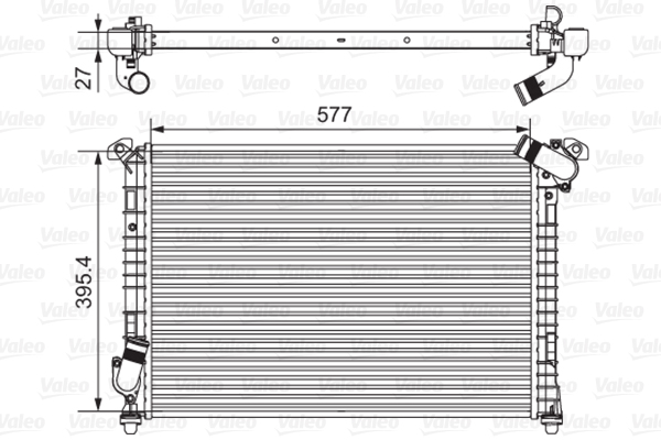 Radiateur Valeo 734328