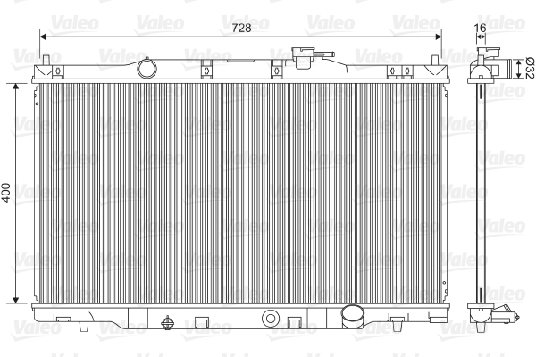 Radiateur Valeo 734476