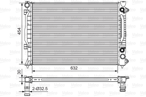 Radiateur Valeo 734753