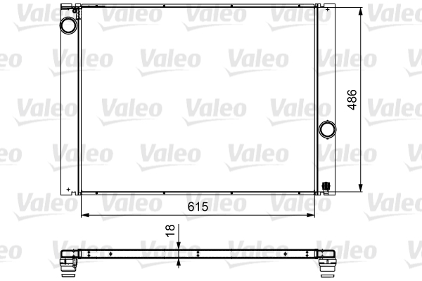 Radiateur Valeo 734898