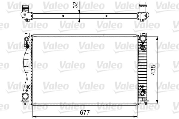 Radiateur Valeo 735032