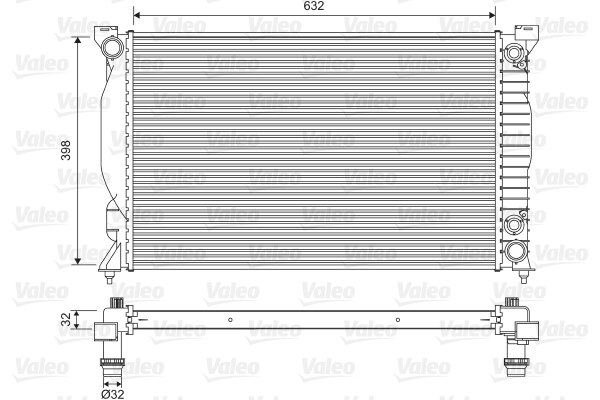 Radiateur Valeo 735093