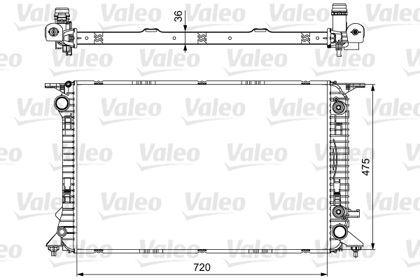 Radiateur Valeo 735473