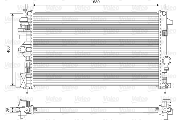 Radiateur Valeo 735482