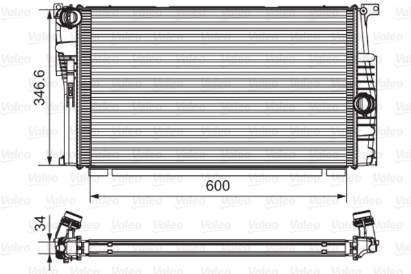 Radiateur Valeo 735615