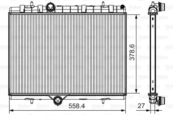 Radiateur Valeo 735630