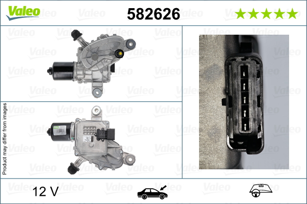 Ruitenwissermotor Valeo 582626