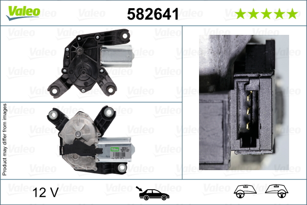 Ruitenwissermotor Valeo 582641