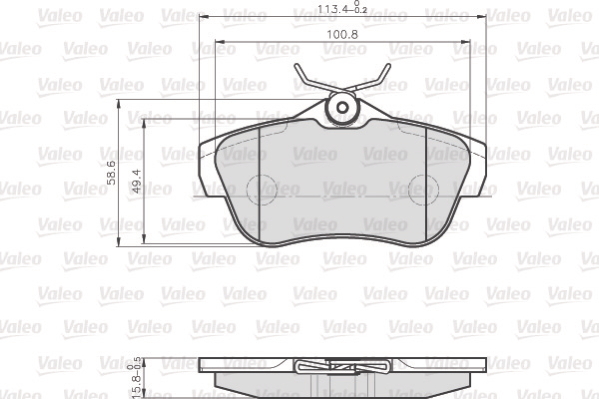Valeo Remblokset 872578
