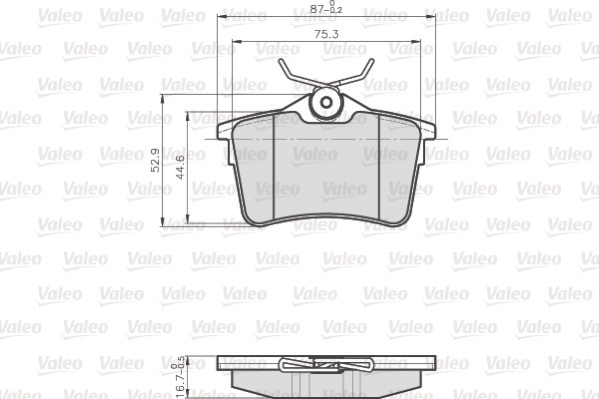 Valeo Remblokset 872765