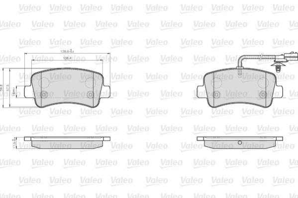 Valeo Remblokset 872112