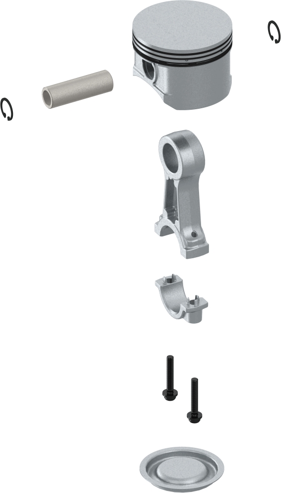 Zuiger, luchtdrukcompressor Wabco 4123529252