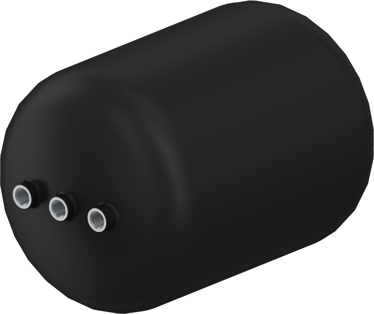 Luchtreservoir, pneumatisch systeem Wabco 9500200090