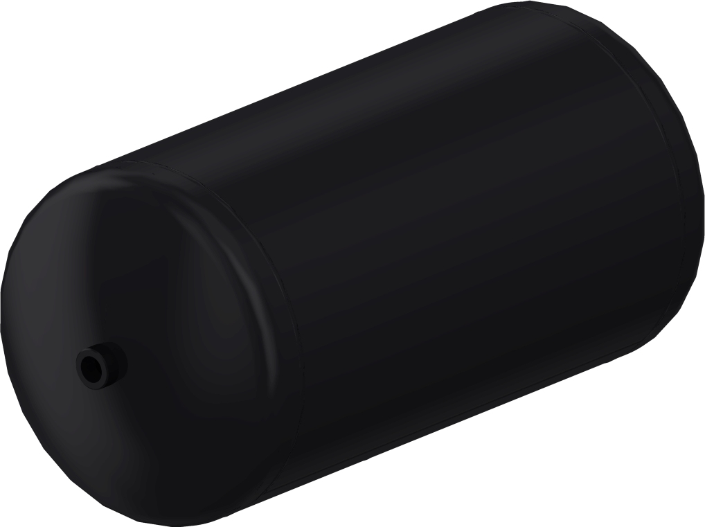 Luchtreservoir, pneumatisch systeem Wabco 9507300210